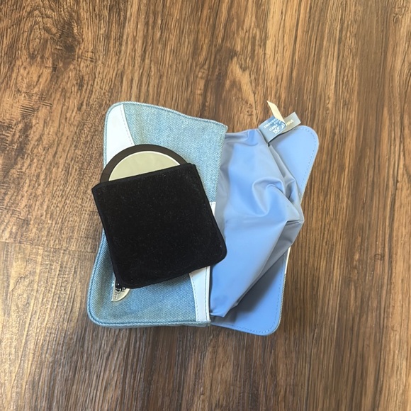 Dior Blue and White Clutch with Wave Design - Picture 6 of 6